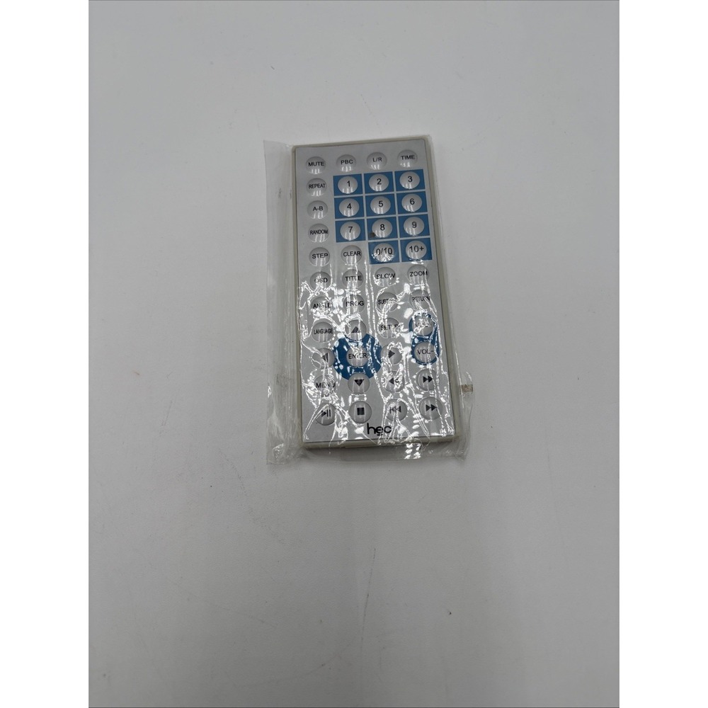 HEC Portable DVD‎ Player Remote Control New In Package Silver
